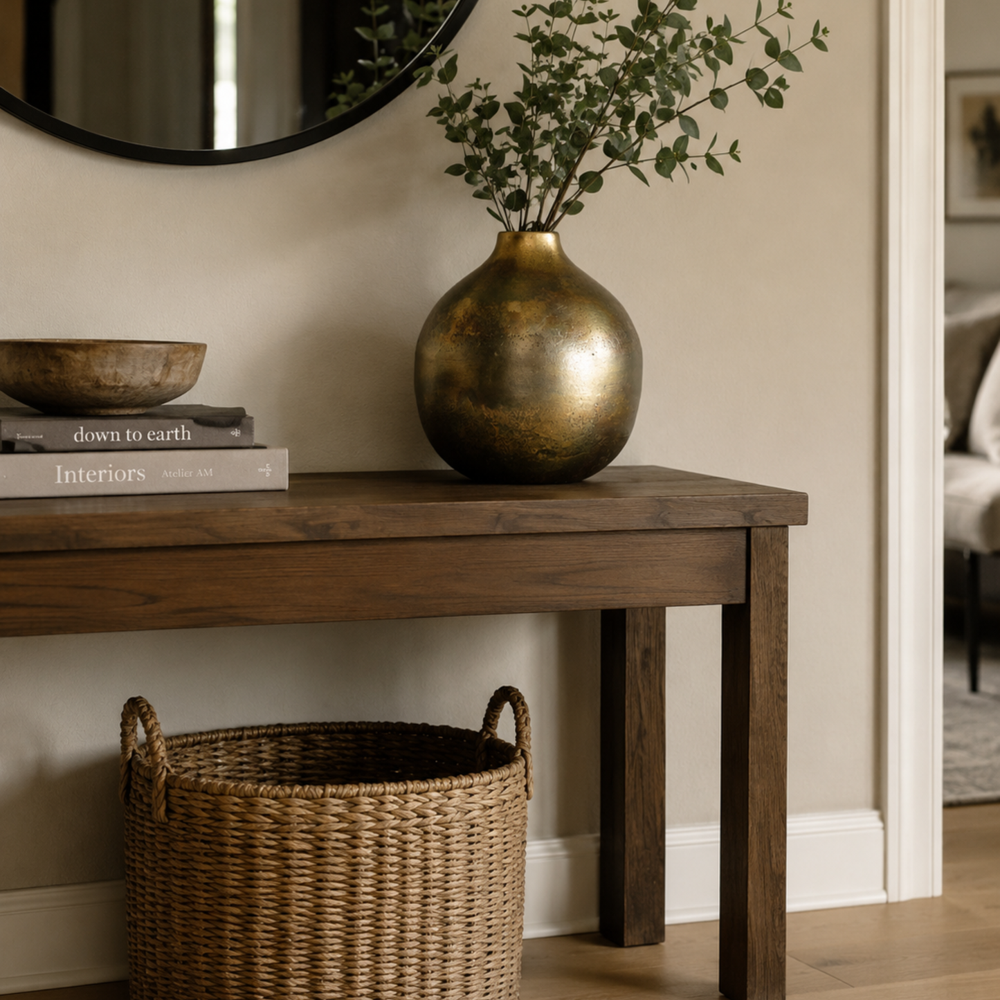 Antique Gold Decorative Vase | Luxury Metallic Home Décor Accent