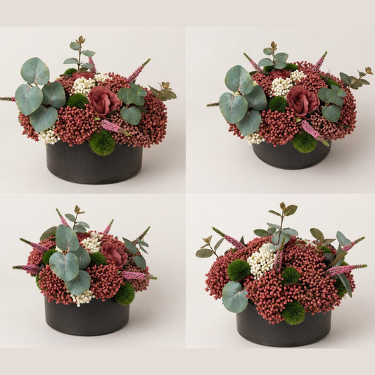 Rustic Berry Bloom | Luxury Faux Floral Arrangement